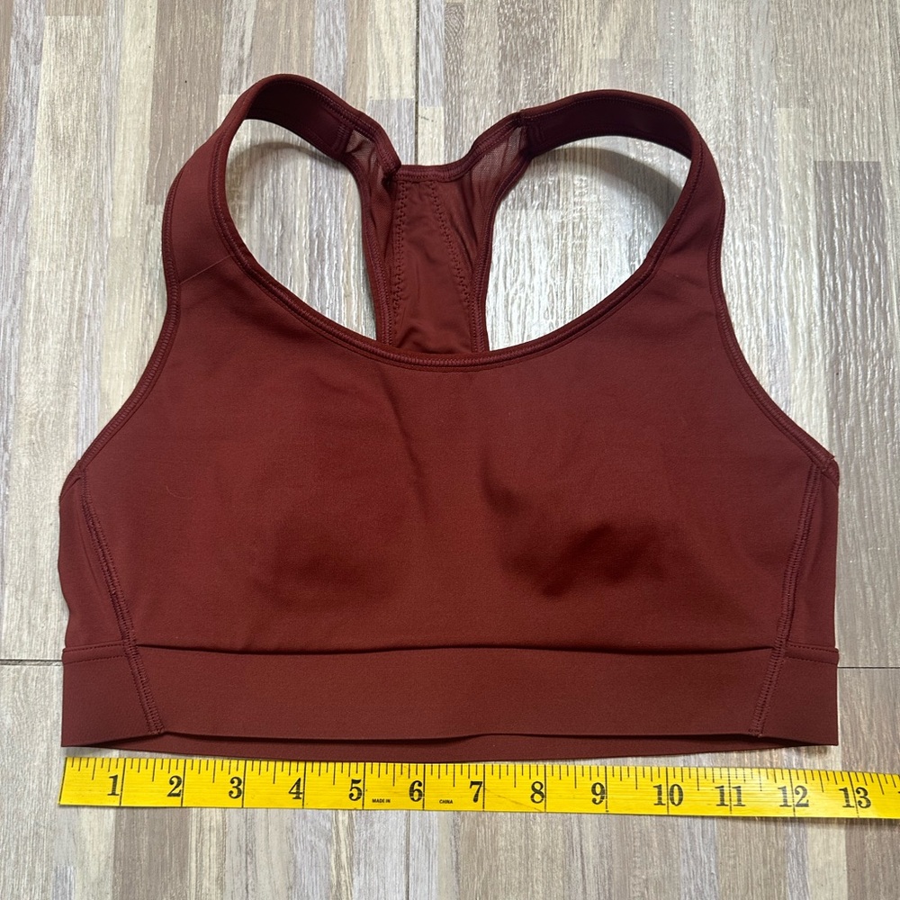Athleta Hustle II Bra in Rust, Size 34B/C - Picture 8 of 11